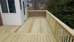 All Wood deck design